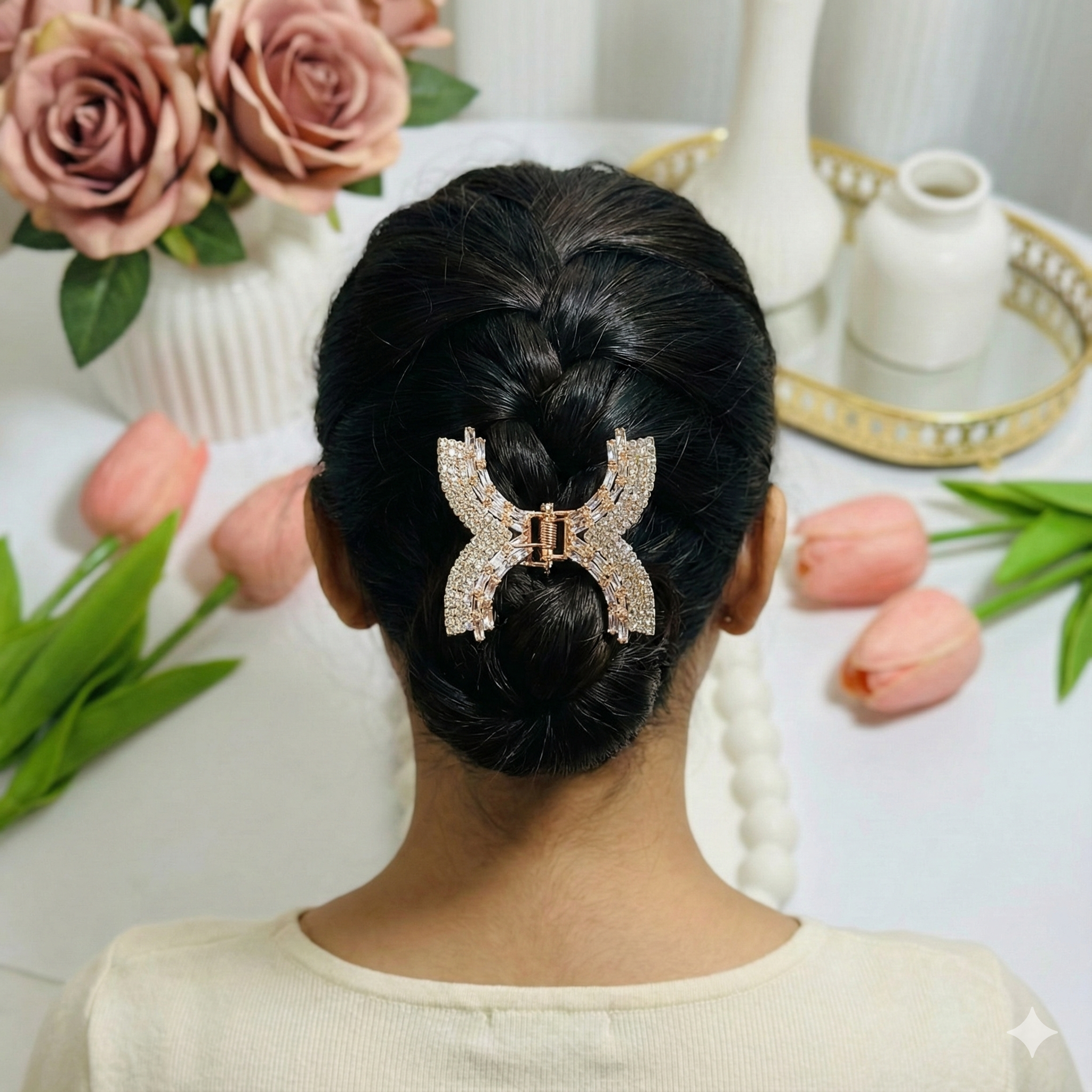 ZAYA METAL CLIP (ROSE GOLD DESIGN 2) - Image 2