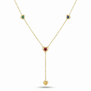 NECKLACE HANGING HEARTS