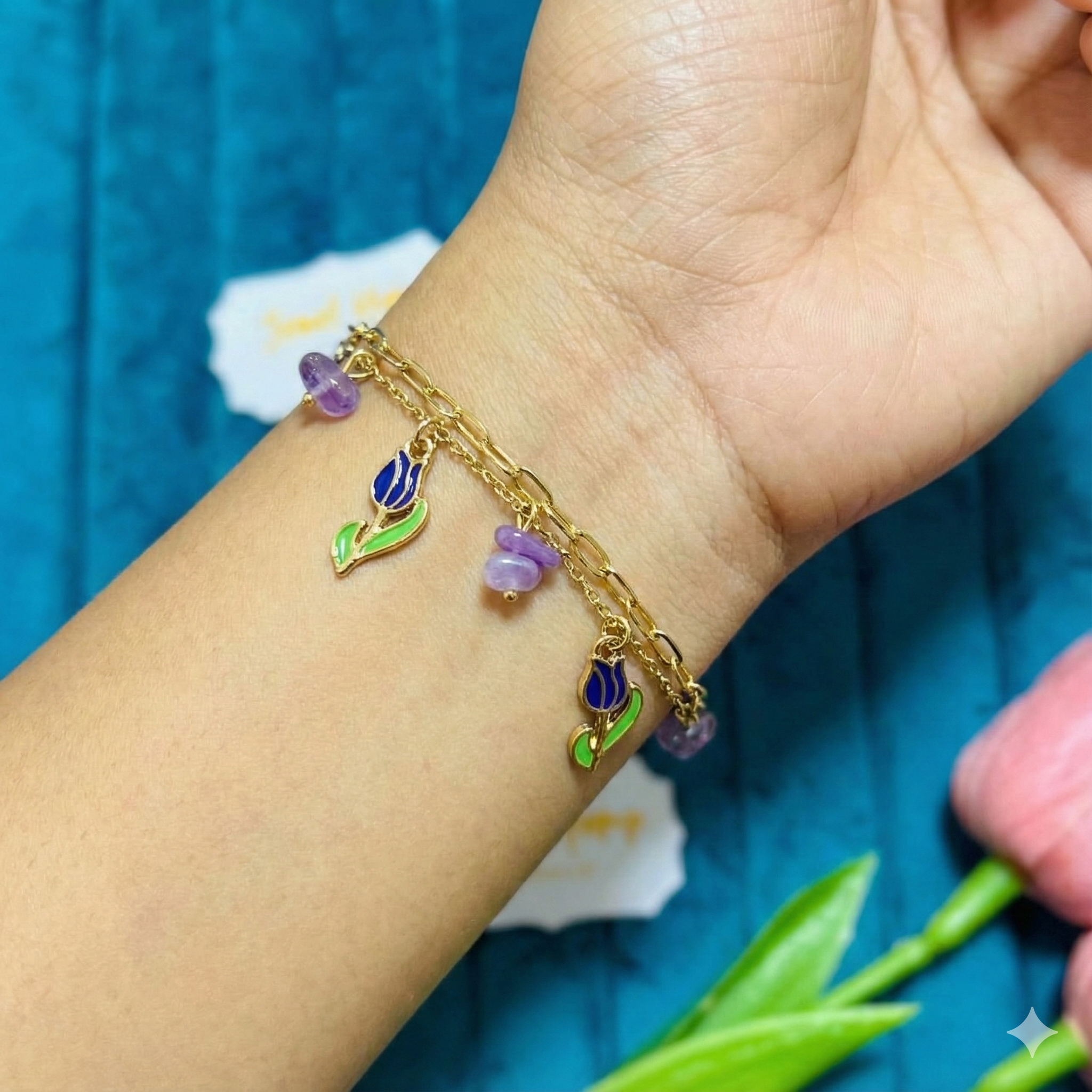 TULIP BRACELET (Purple)