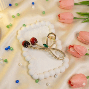 CHERRY METAL CLIP (ROSE GOLD)