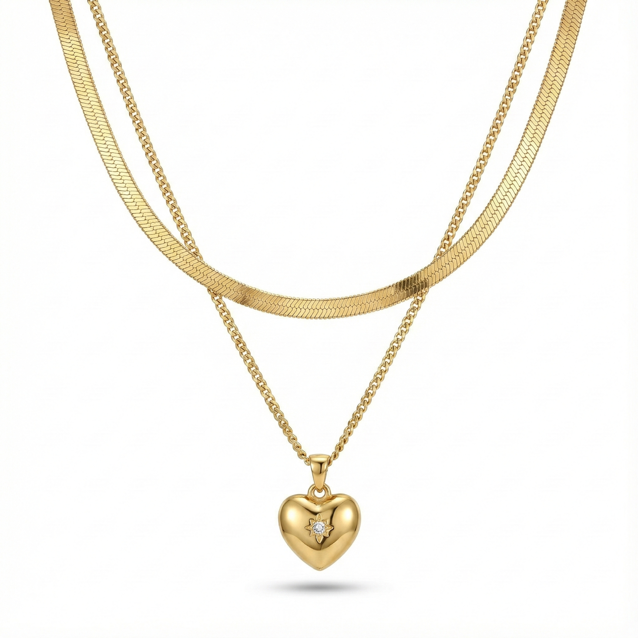 Herat Shape Necklace