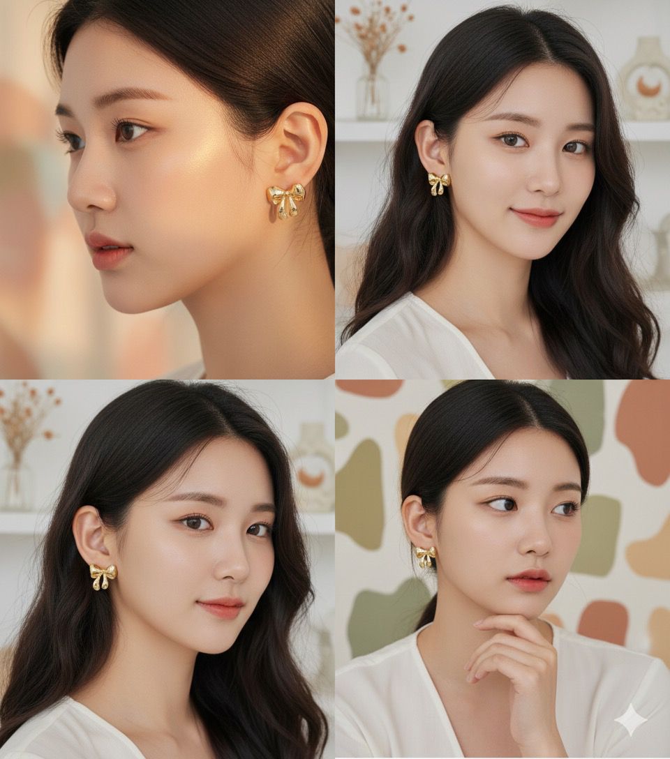 Bow Ear Rings - Image 3