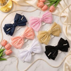 3 STEP BOW WITH PEARLS
