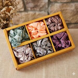 DESIGNER SATIN SCRUNCHIE